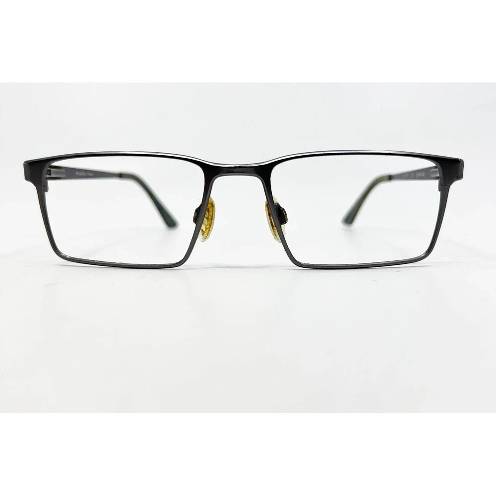 Michael Ryen Eyeglass Frames Mens Black MR-191 Rectangular 53-18-140